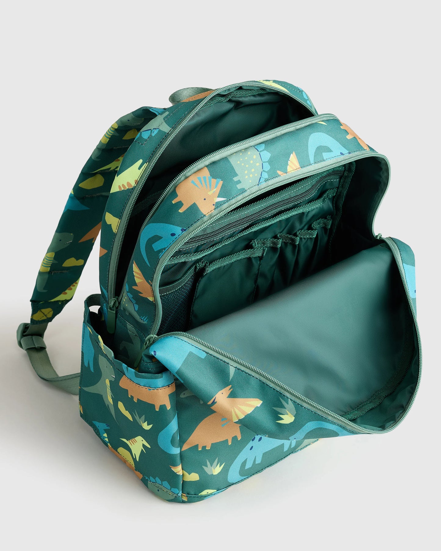 Recycled Double Pocket Backpack - One Size / Rainbow Clouds