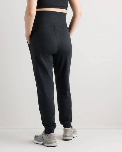 Ultra-Soft Maternity Joggers - XS / Heather Black