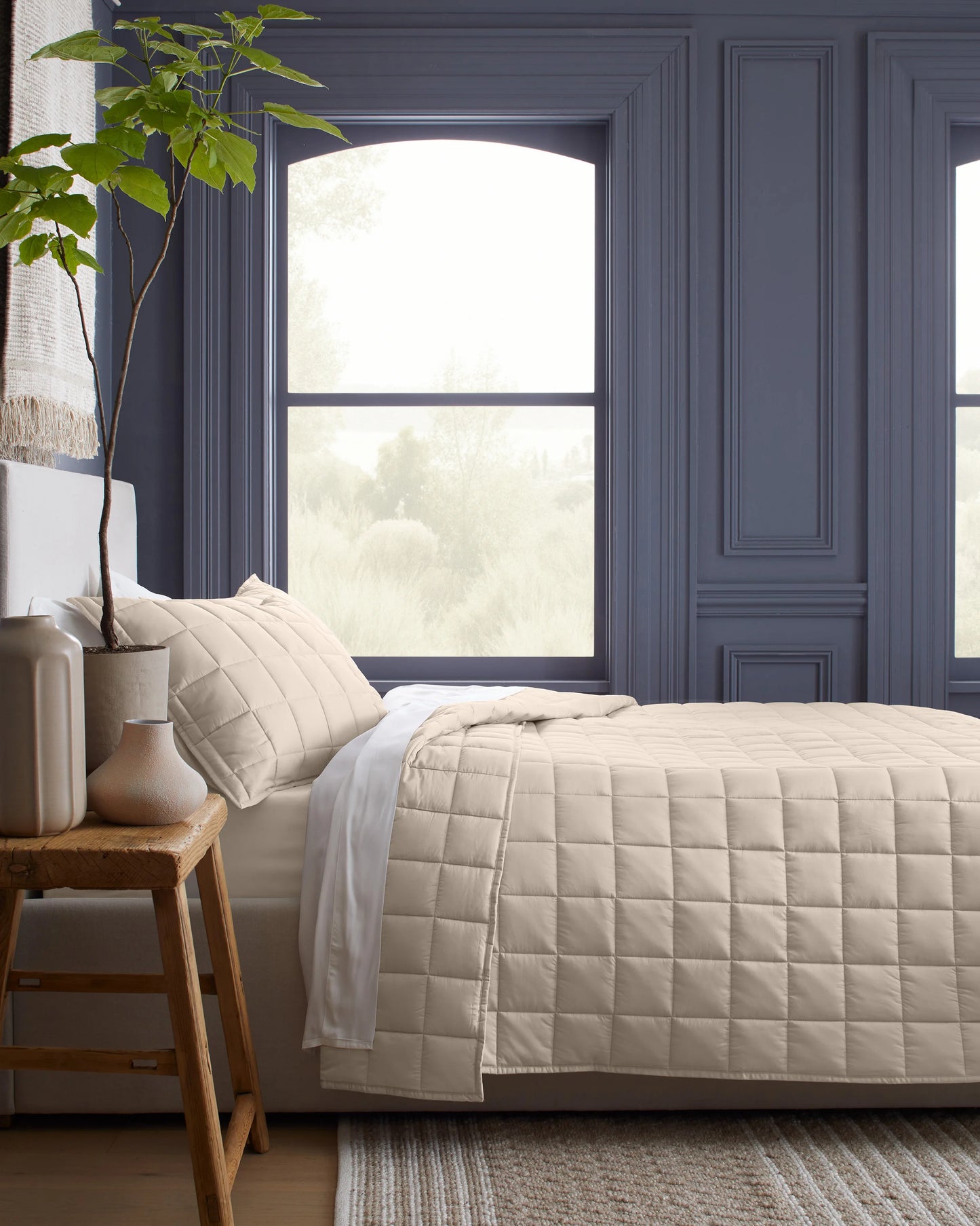 Bamboo Box Quilt - Twin / Sage