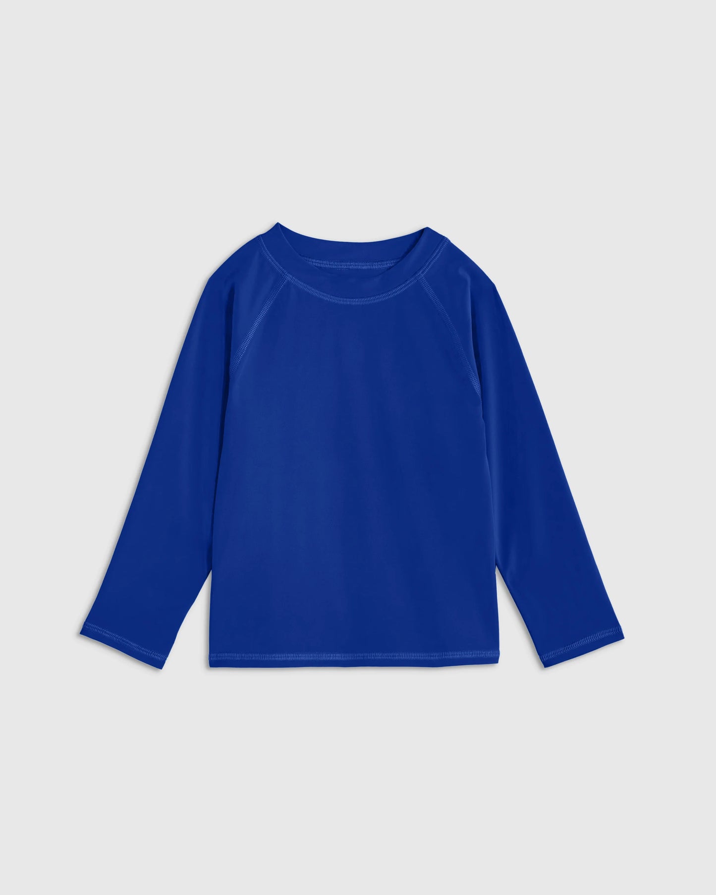 Long Sleeve Raglan Rash Guard - 2T / Island Aqua