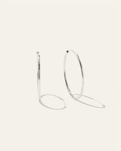 14K Gold Everyday Hoops - One Size / Yellow Gold