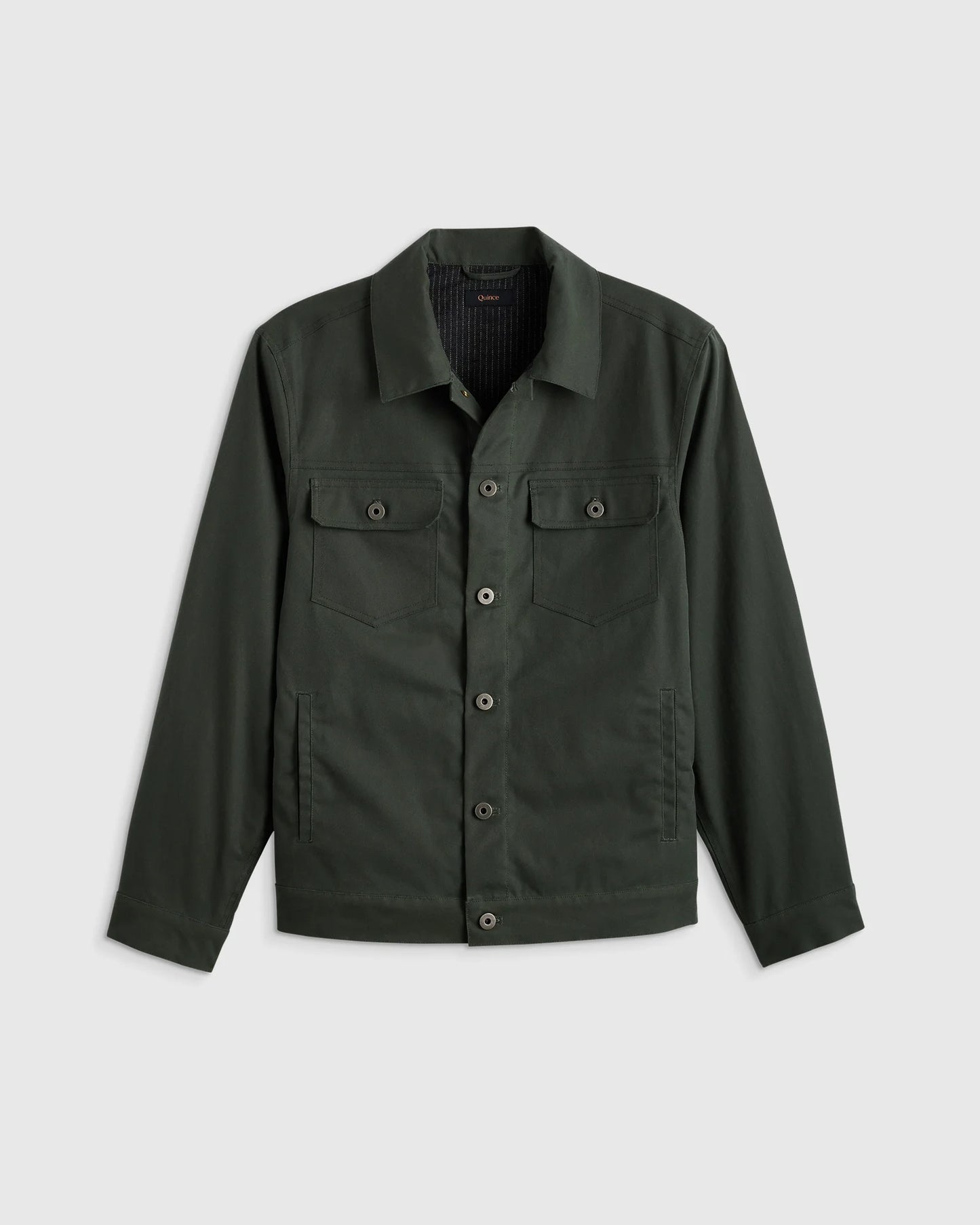 Organic Waxed Canvas Trucker Jacket - S / Black