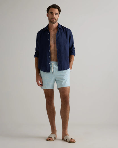Italian Swim Trunks - 5.5" - XS / Navy Diamond Geo