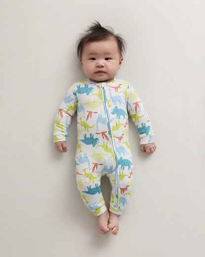 Bamboo One Piece Pajama - 0-3M / Wildflower Dreams