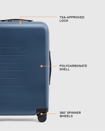Carry-On Suitcase - One Size / Coastal Cobalt