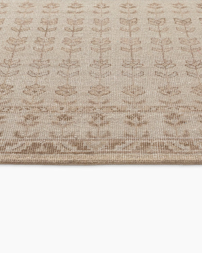 Mabel Hand-Knotted Wool Rug - 3' x 5' / Beige