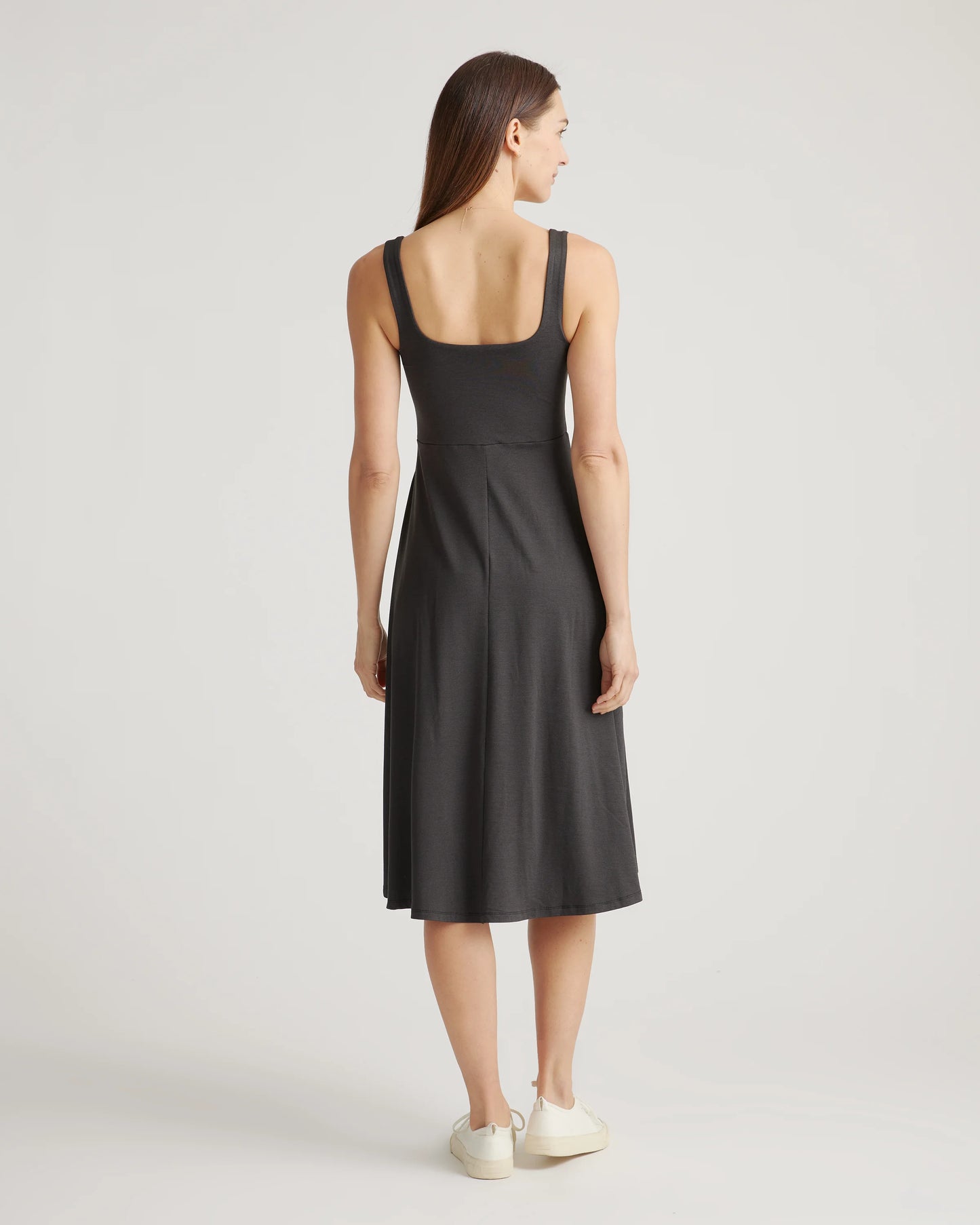 Flowknit Breeze Fit & Flare Dress - XS / Heather Green