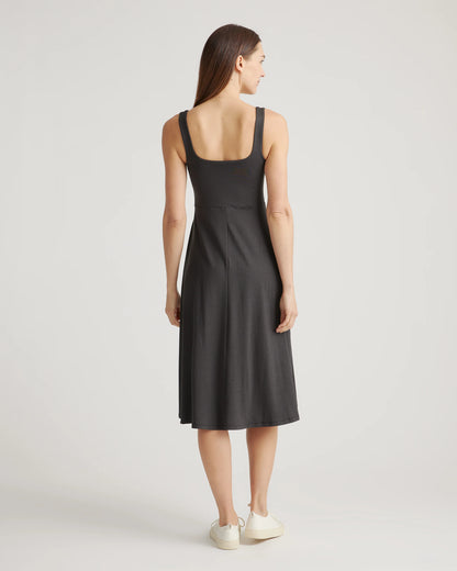 Flowknit Breeze Fit & Flare Dress - XS / Heather Green