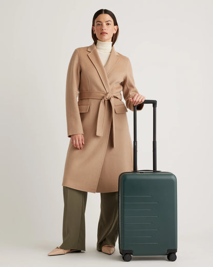 Expandable Carry-On & Large Check-In Suitcase Set - One Size / Dark Green