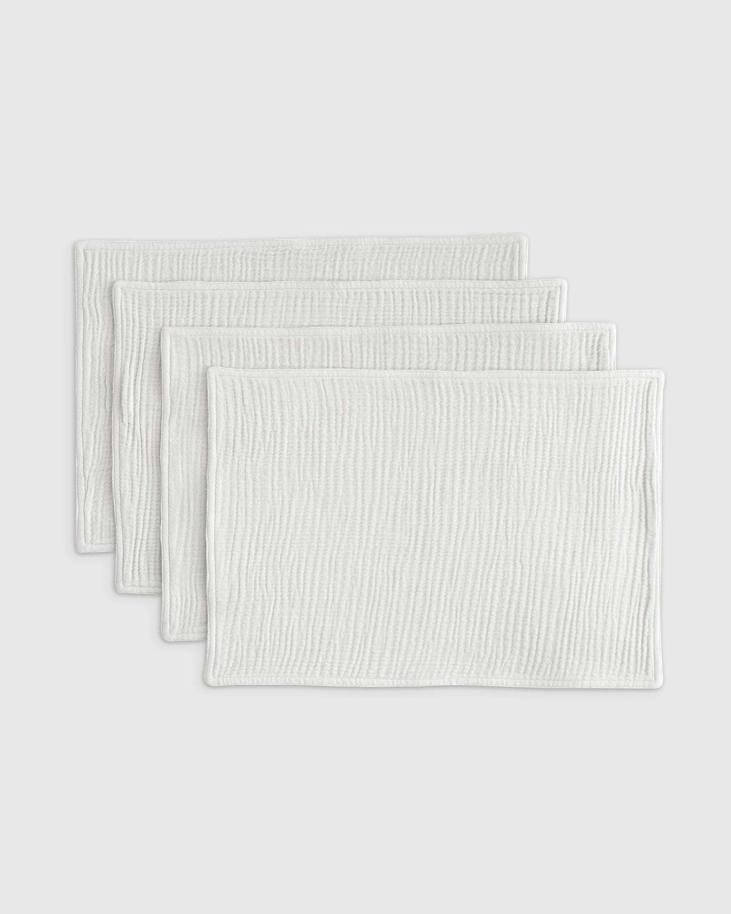 Organic Cotton Gauze Placemats - One Size / Chocolate