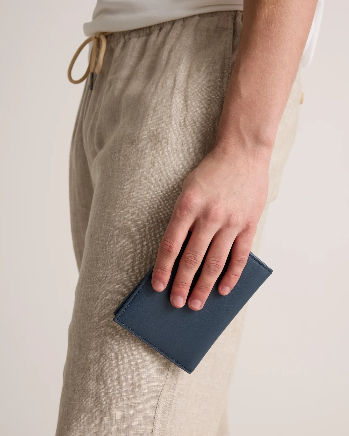Nappa Leather RFID Blocking Passport Holder - One Size / Cherry Red
