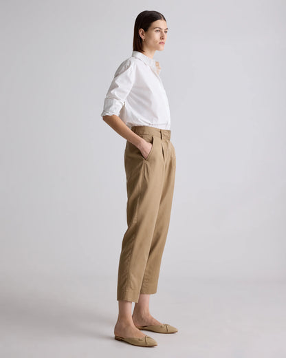 Drapey Twill Tapered Trouser - 0 / True Black