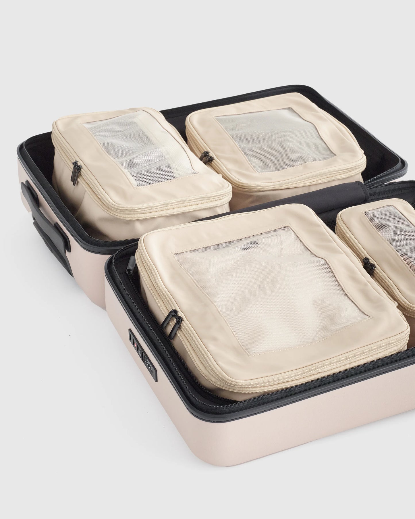 Eco Compression Packing Cubes - 4-Pack / Black