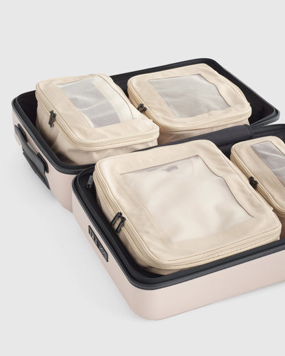 Eco Compression Packing Cubes - 4-Pack / Black