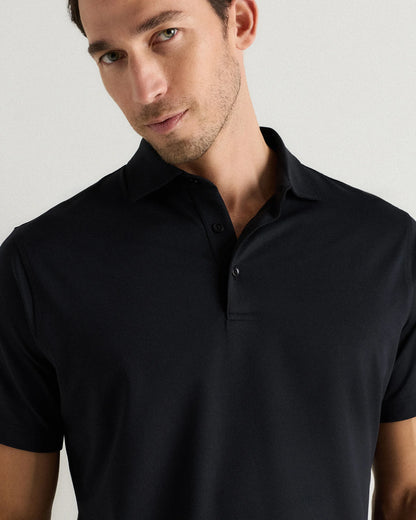 Performance Mesh Golf Polo - S / Navy