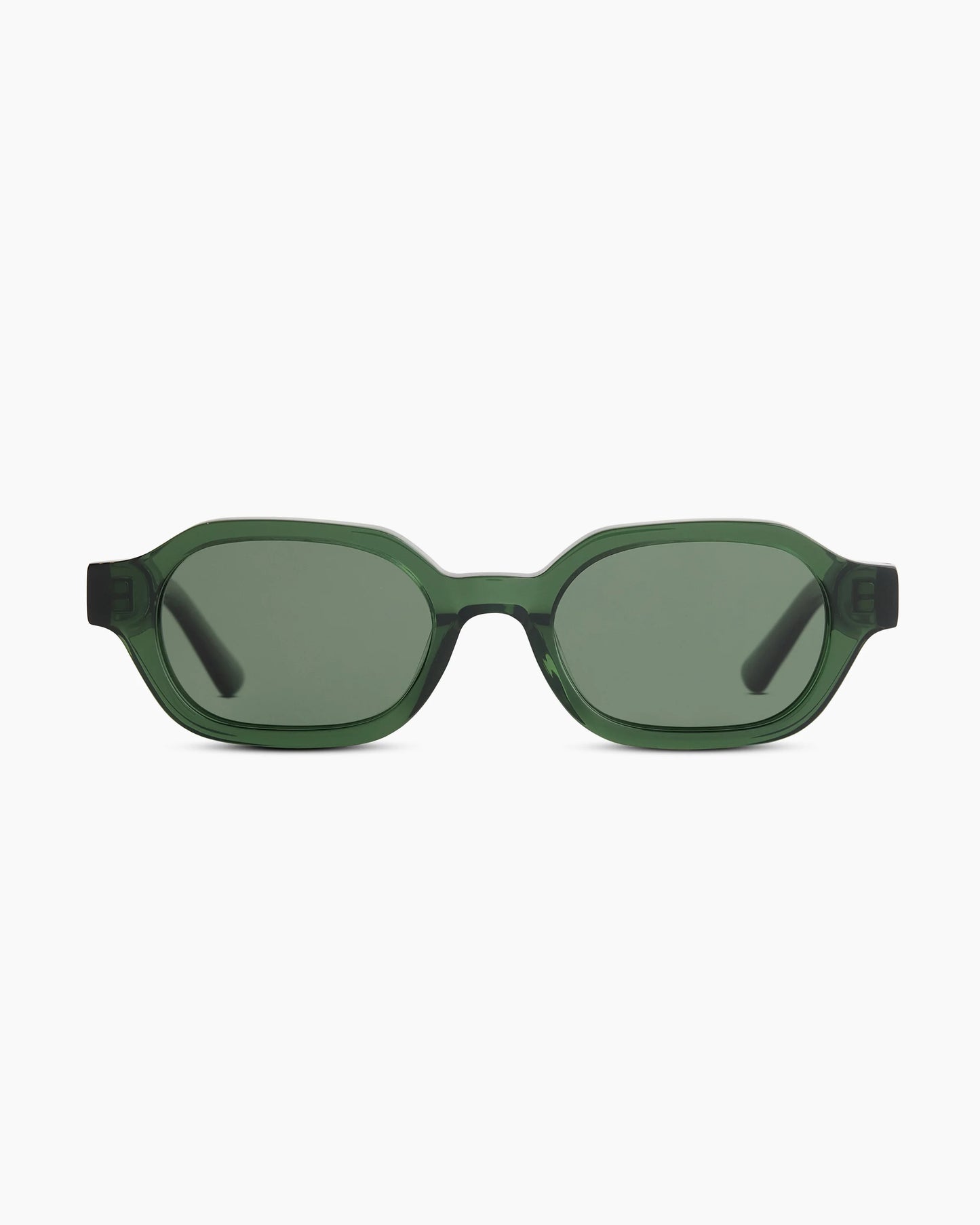 Sardinia Polarized Acetate Sunglasses - One Size / Black with Green lens