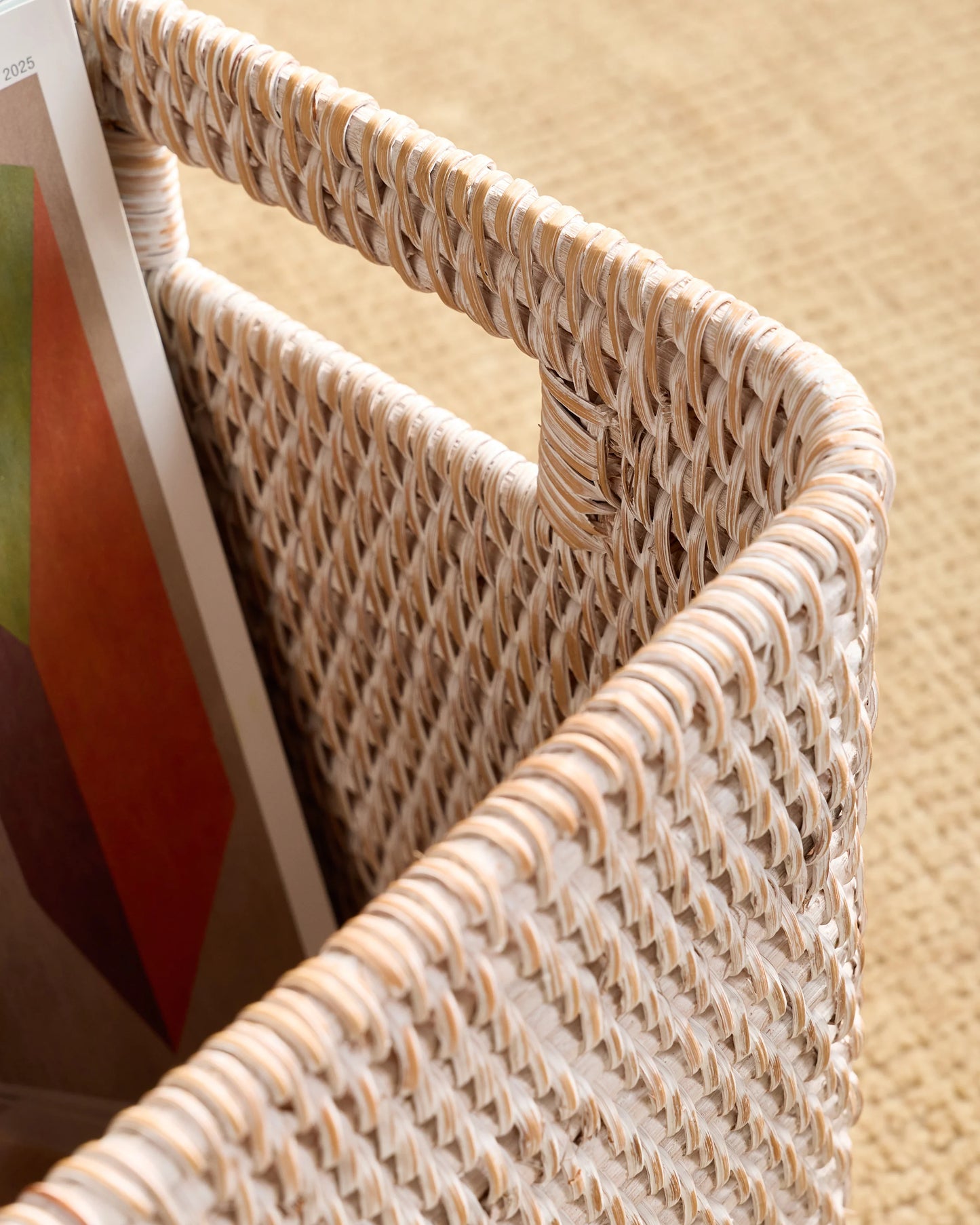 Handwoven Rattan Legal Size Storage Box - One Size / Natural
