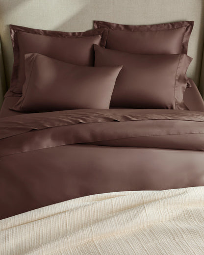 Signature Giza Cotton Sateen Pillowcase Set - Standard / White