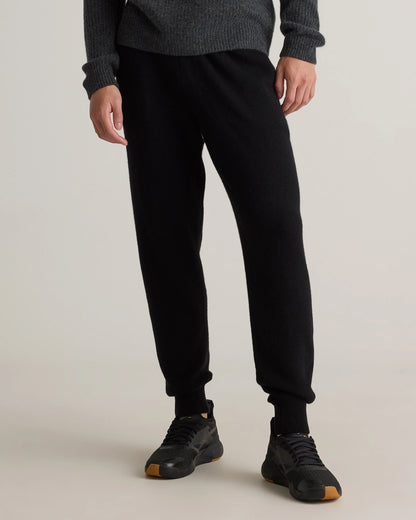 Mongolian Cashmere Jogger - S / Heather Truffle Brown