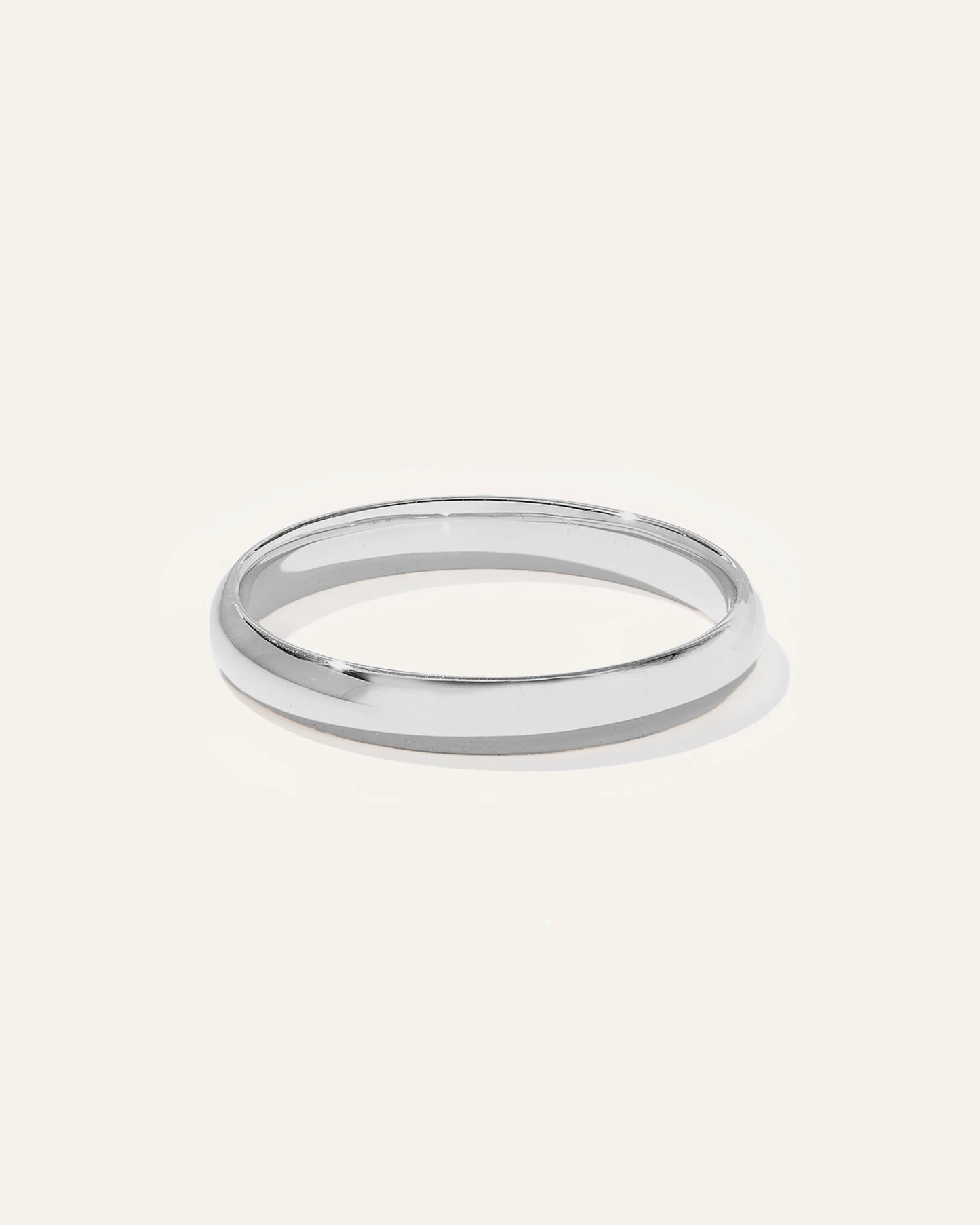 Low Dome Band - 3mm - 4 / Yellow Gold