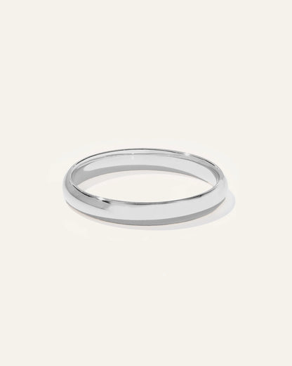 Low Dome Band - 3mm - 4 / Yellow Gold