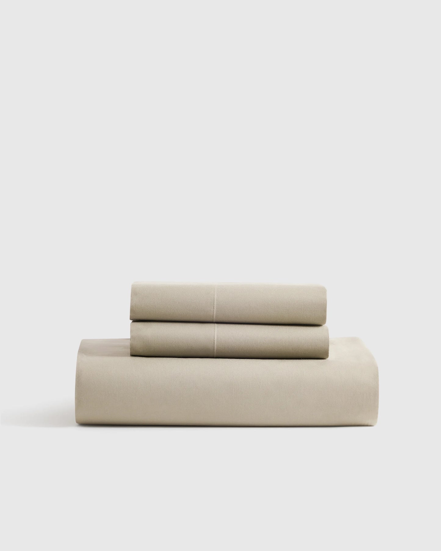 Organic Crisp Percale Fitted Sheet Set - Twin / Espresso