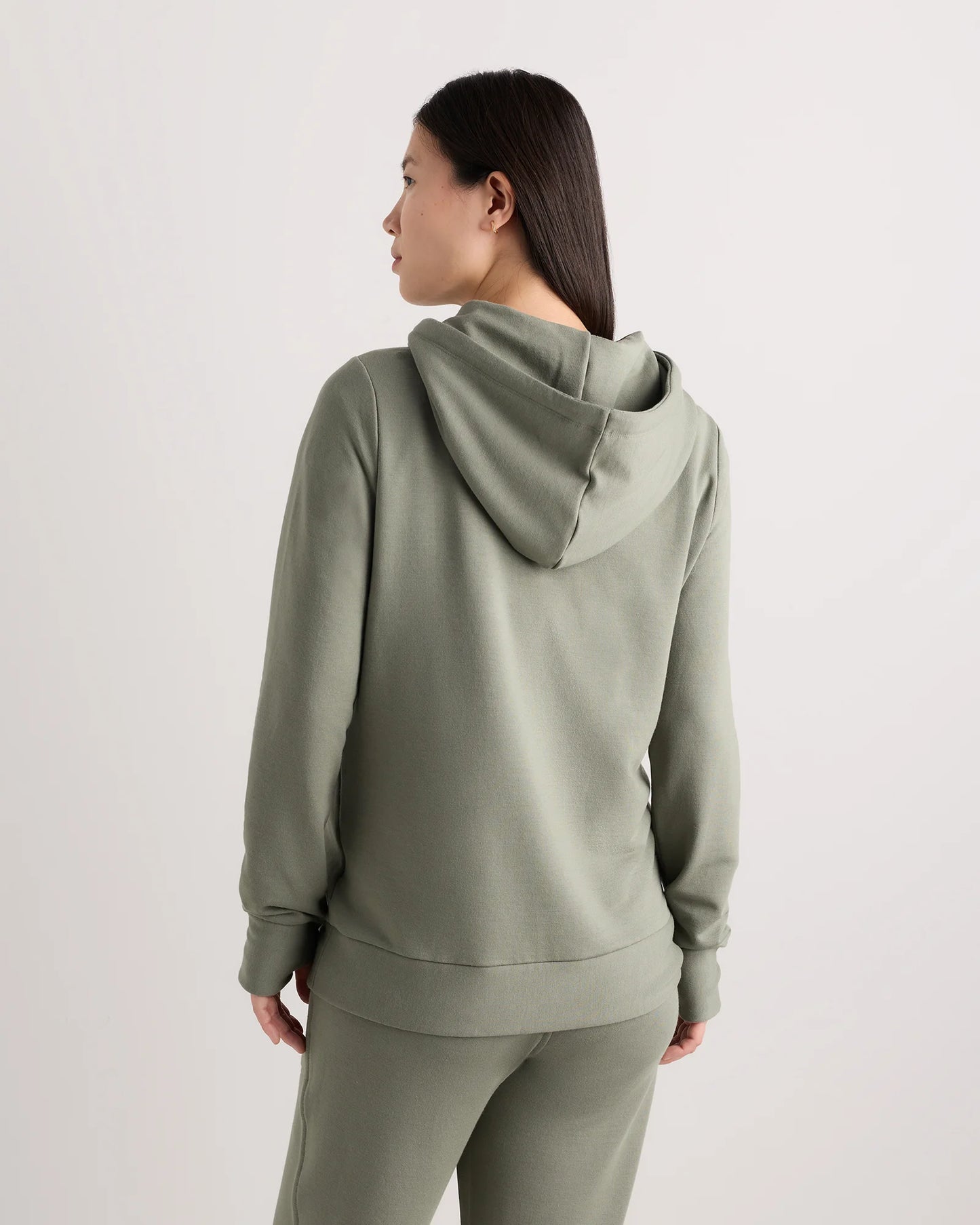 SuperSoft Fleece Maternity & Nursing Hoodie - XS / Off-White