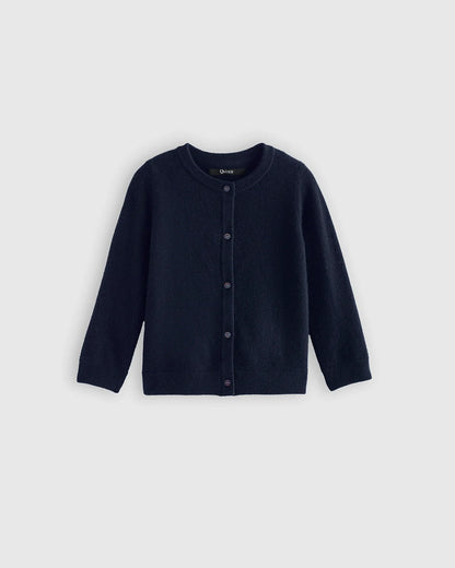 Washable Cashmere Cardigan - 6 / Heather Grey