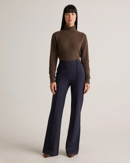Ultra-Stretch Ponte Flare Leg Pants - XS / Charcoal