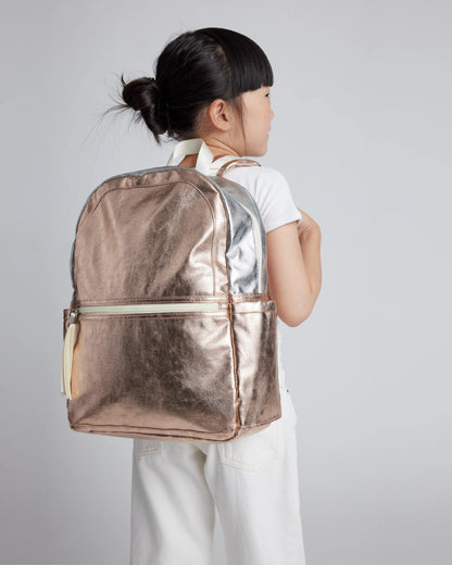 Recycled Double Pocket Backpack - One Size / Rainbow Clouds