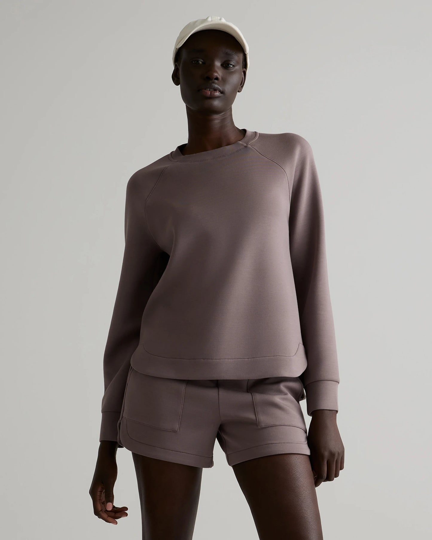 CloudComfort Crewneck Sweatshirt - XS / Pebble Beige