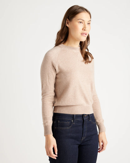 Mongolian Shrunken Cashmere Sweatshirt - XS / True Navy