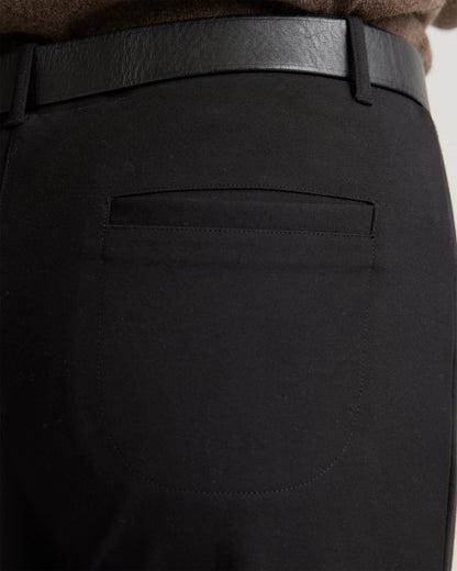 Ultra-Stretch Ponte Straight Leg 4-Pocket Pants - XS / Navy