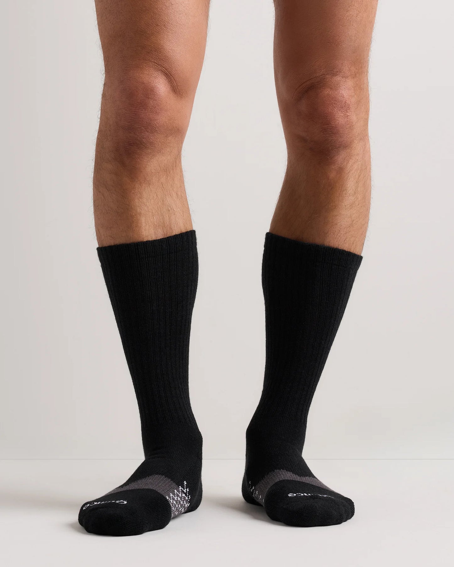 Alpaca Crew Socks (3-Pack) - S / Heather Grey