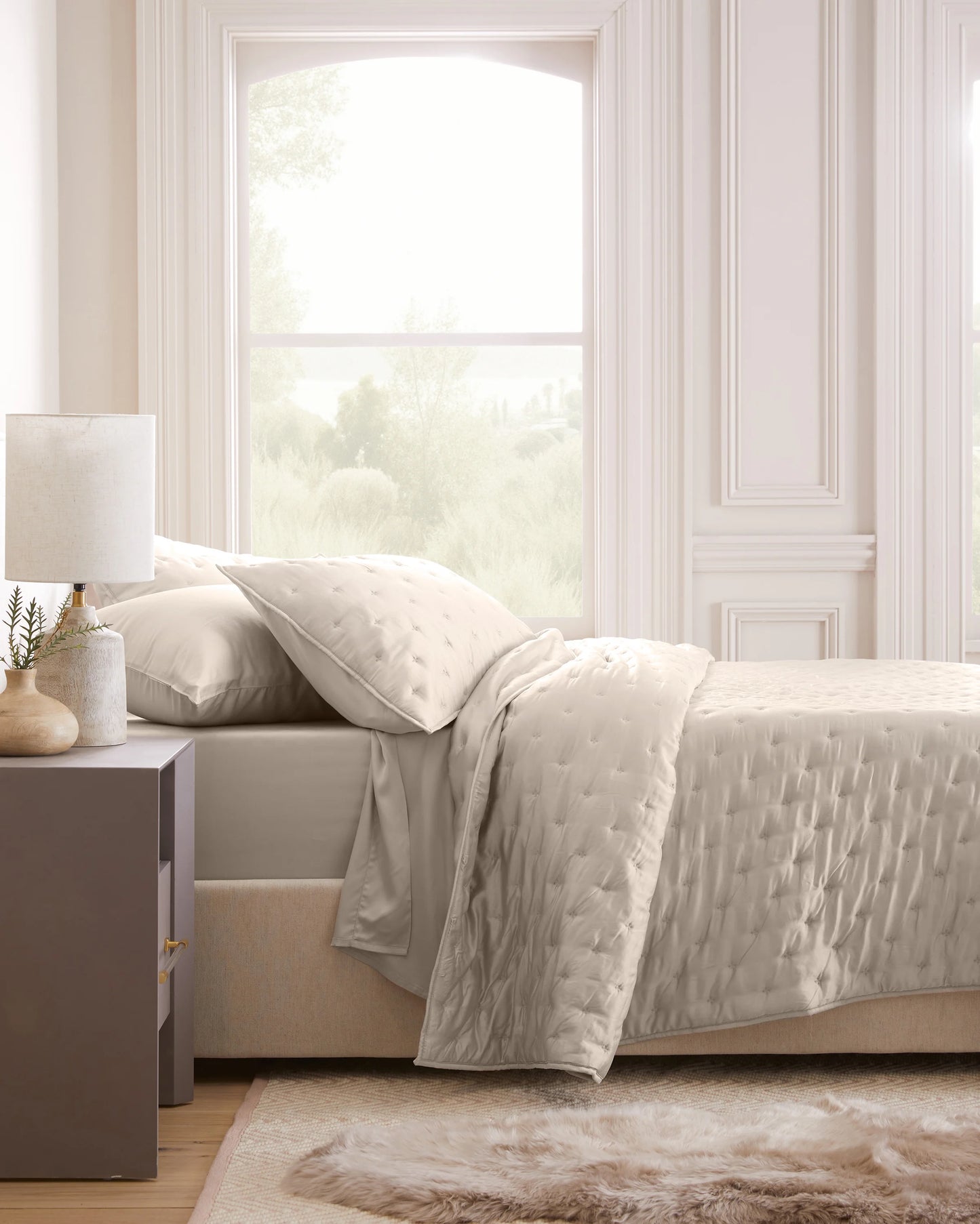 Bamboo Dream Quilt Set - Twin / Sage