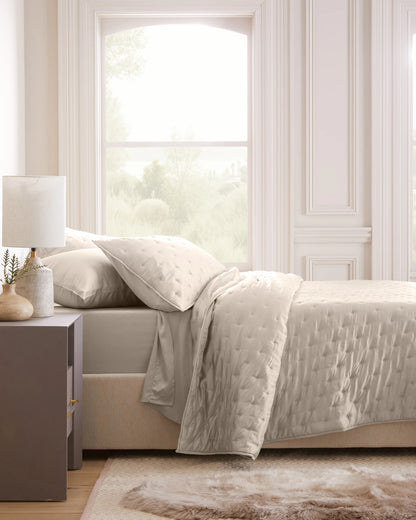 Bamboo Dream Quilt Set - Twin / Sage