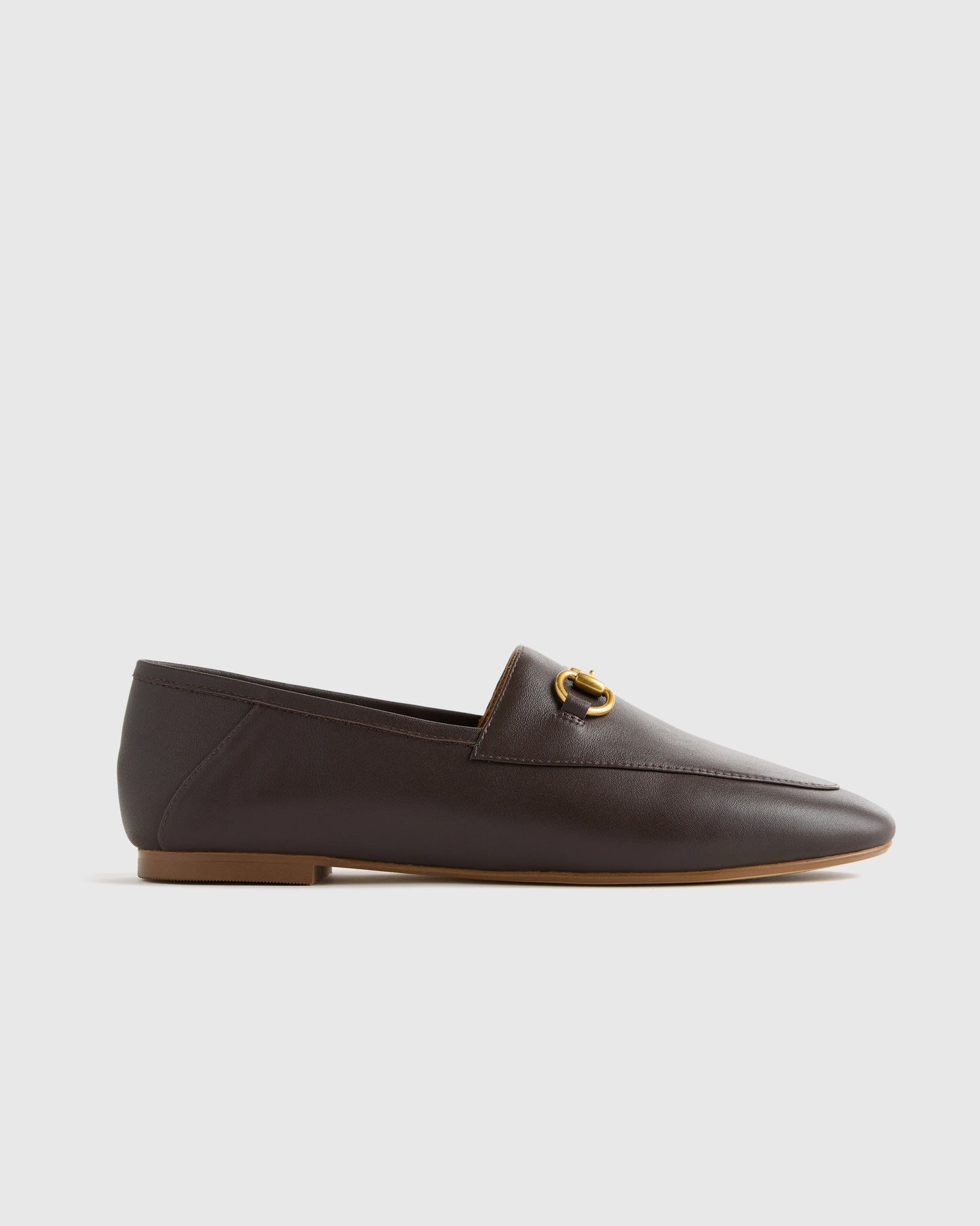 Italian Leather Horsebit Loafer - 5 / Coffee Bean