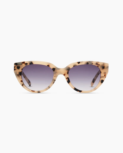 Capri Polarized Acetate Sunglasses - Standard / Black with Grey Gradient lens