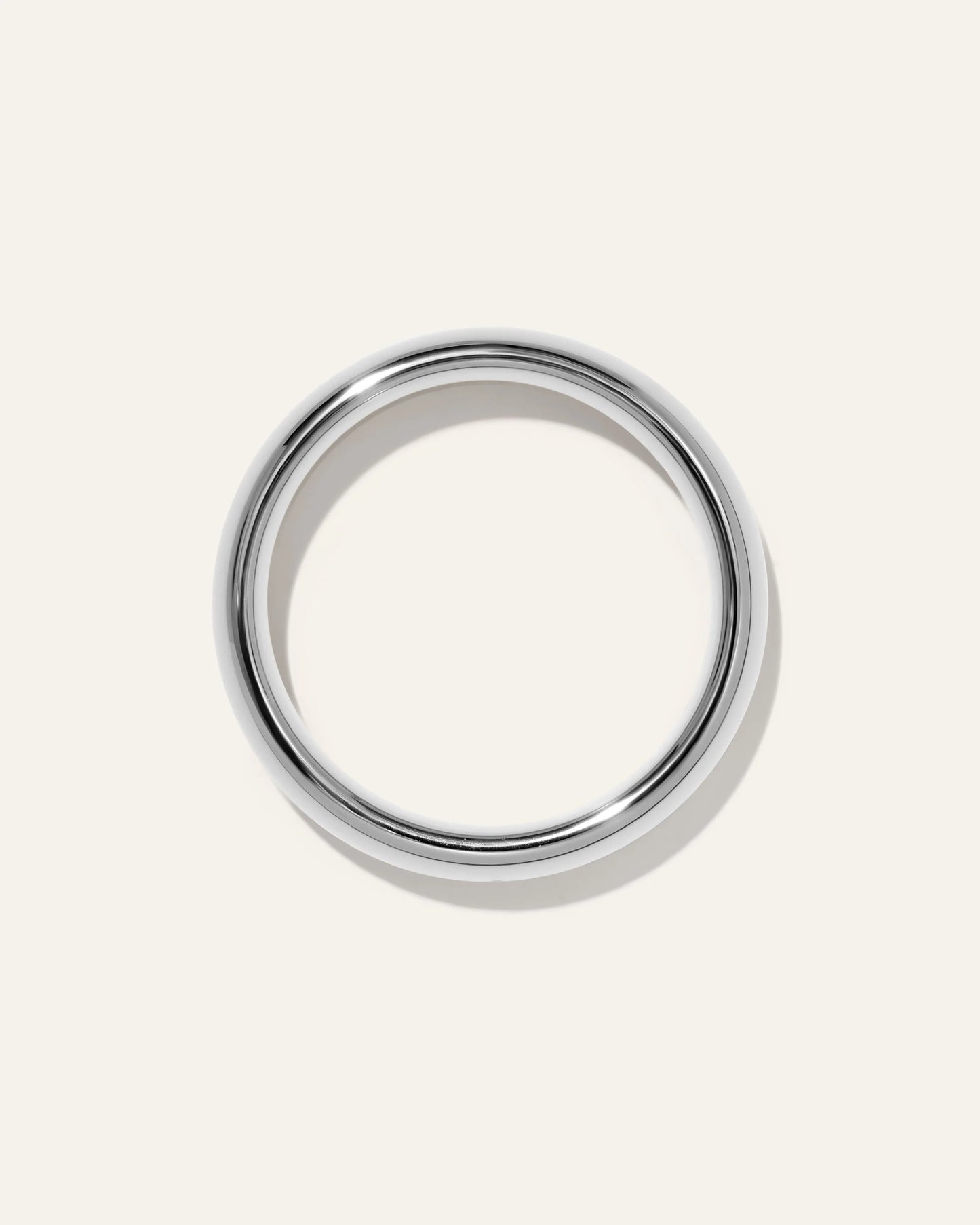 Tungsten Carbide Rounded Band - 7 / 24K Gold Plated