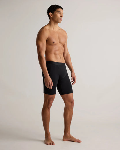 Organic Cotton 8'' Boxer Brief (3-pack) - S / Black
