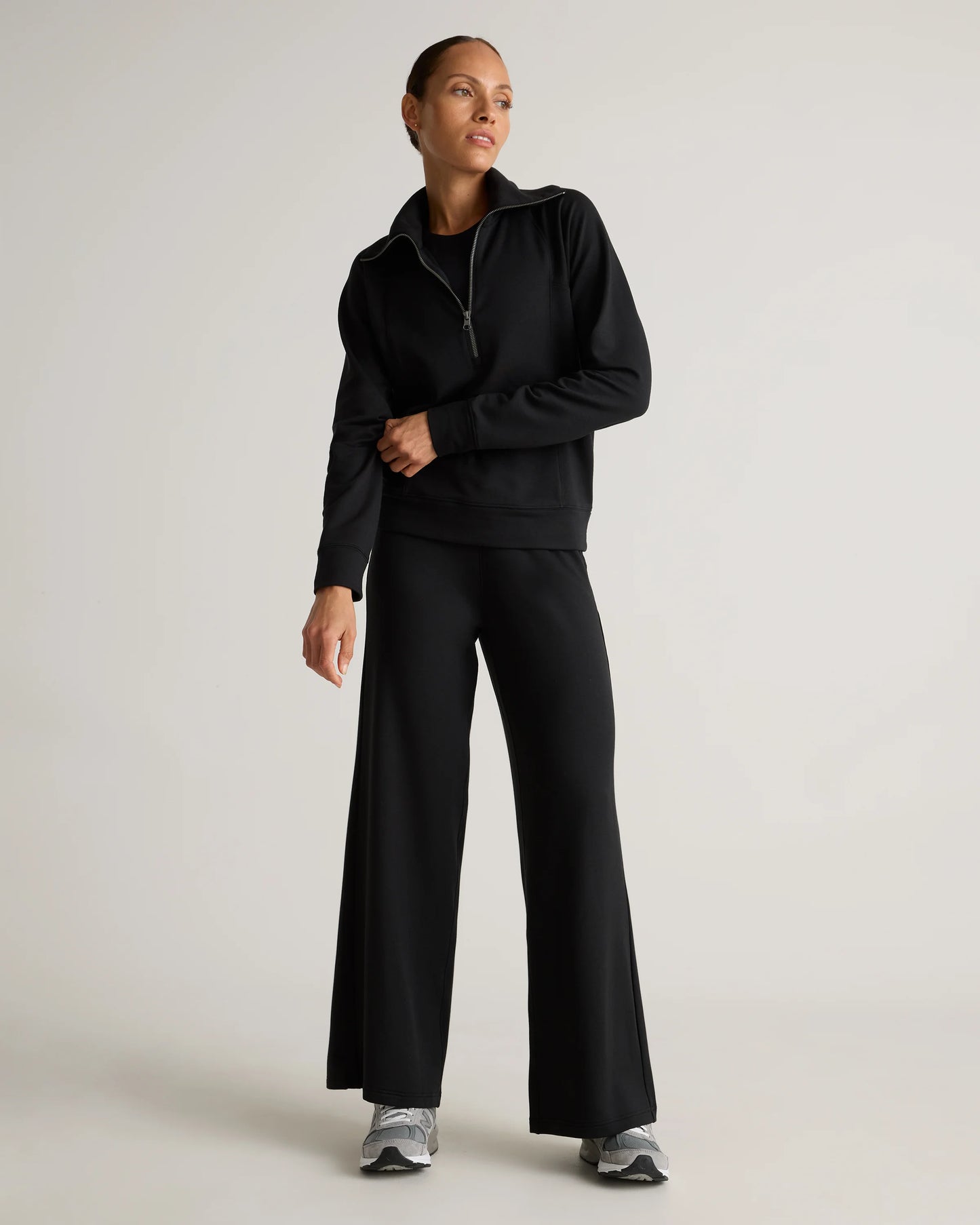 SuperSoft Fleece Wide Leg Pants - XS / Dried Fig