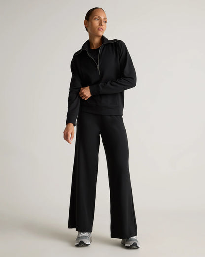 SuperSoft Fleece Wide Leg Pants - XS / Dried Fig