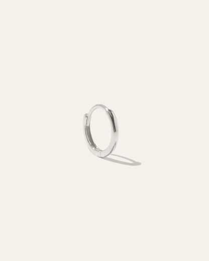 14K Gold Second Piercing Tiny Huggie - Single - One Size / Yellow Gold