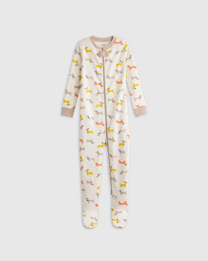 100% Organic Cotton Footie Pajama - 2T / Vehicles
