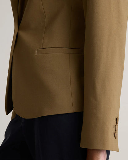 Italian Wool Tailored Blazer - XS / Navy