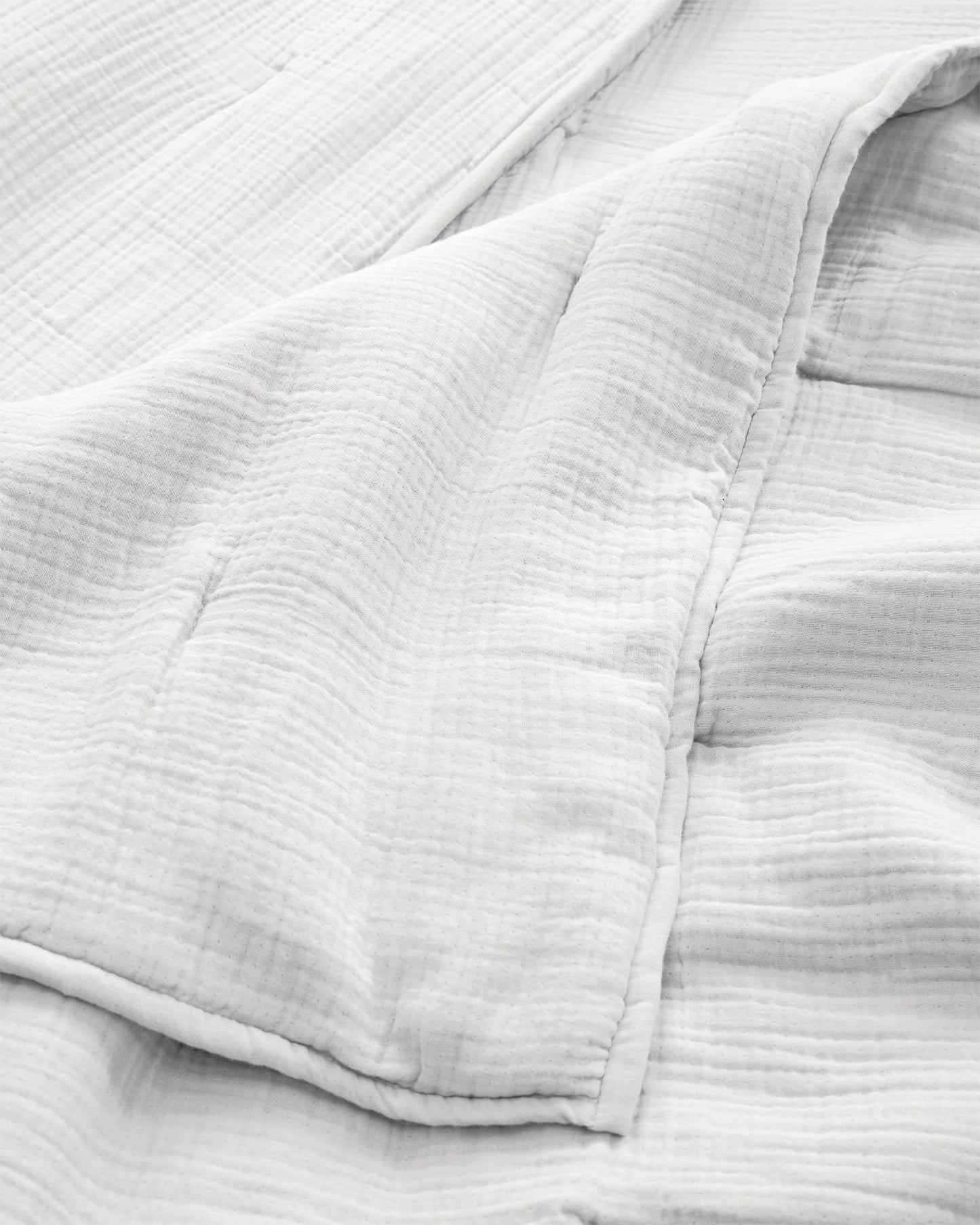 Organic Cotton Gauze Dream Quilt Set - Twin / Dried Sage