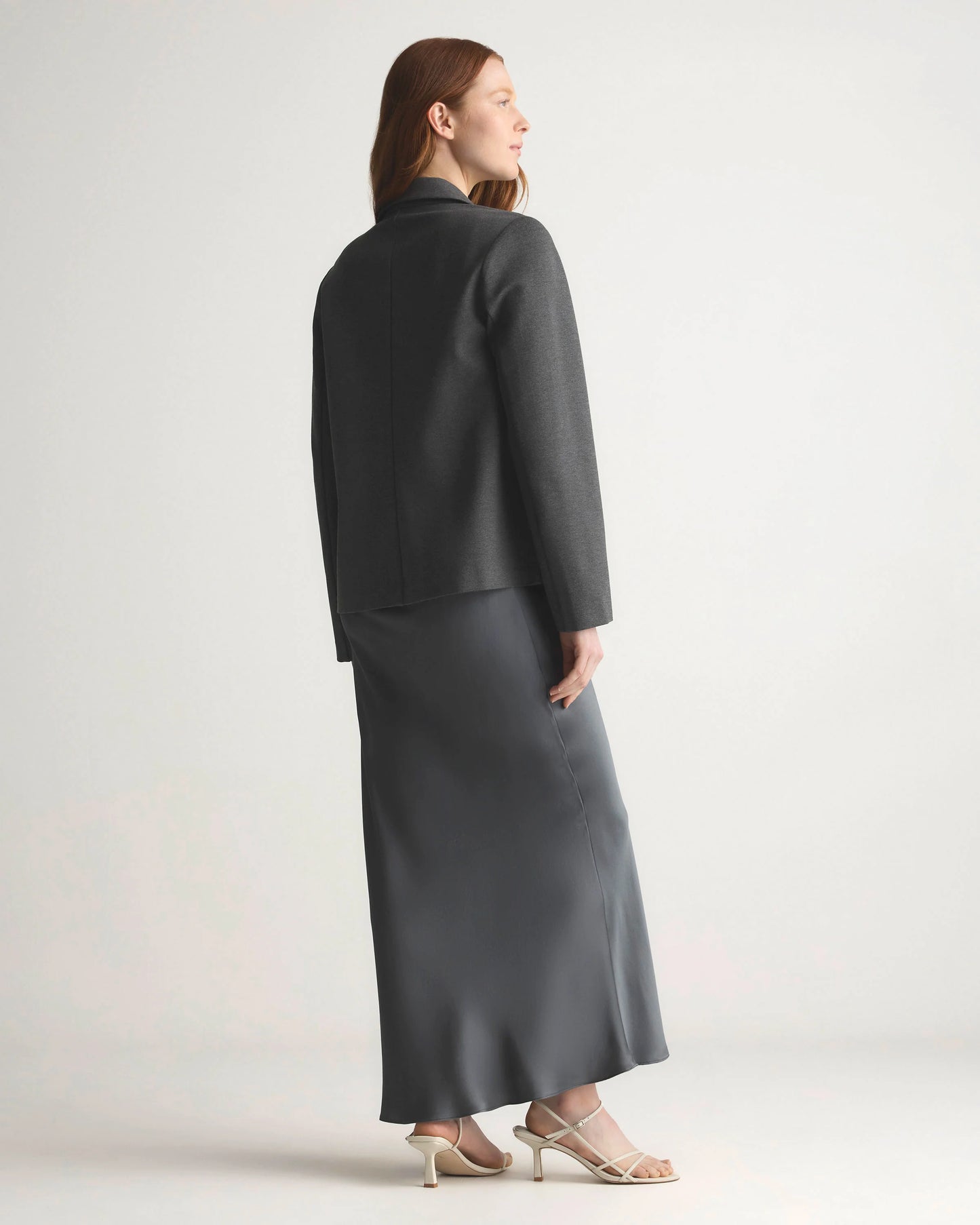 Ultra-Stretch Ponte Open Blazer - XS / Black