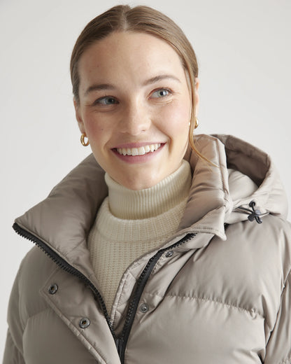 Responsible Down Puffer Jacket - XS / Sea Spray Green