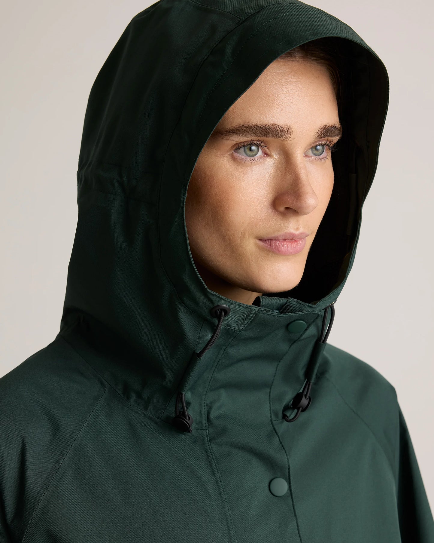 Weather Proof Oversized Rain Jacket - XS / Tea Green