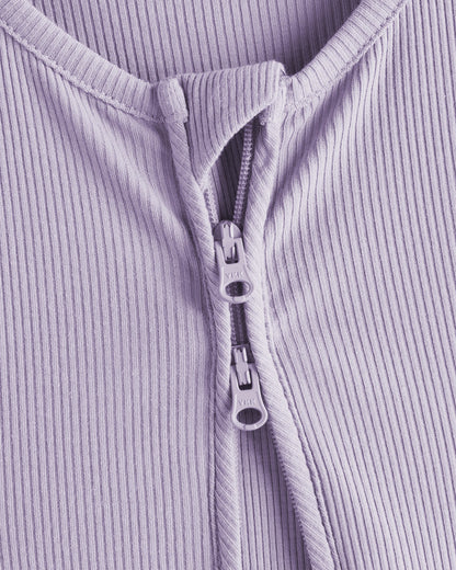 Softest Rib One Piece - 0-3M / Violet Mist